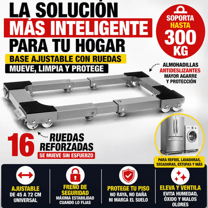 Base Móvil Multiusos para Electrodomésticos Pesados
