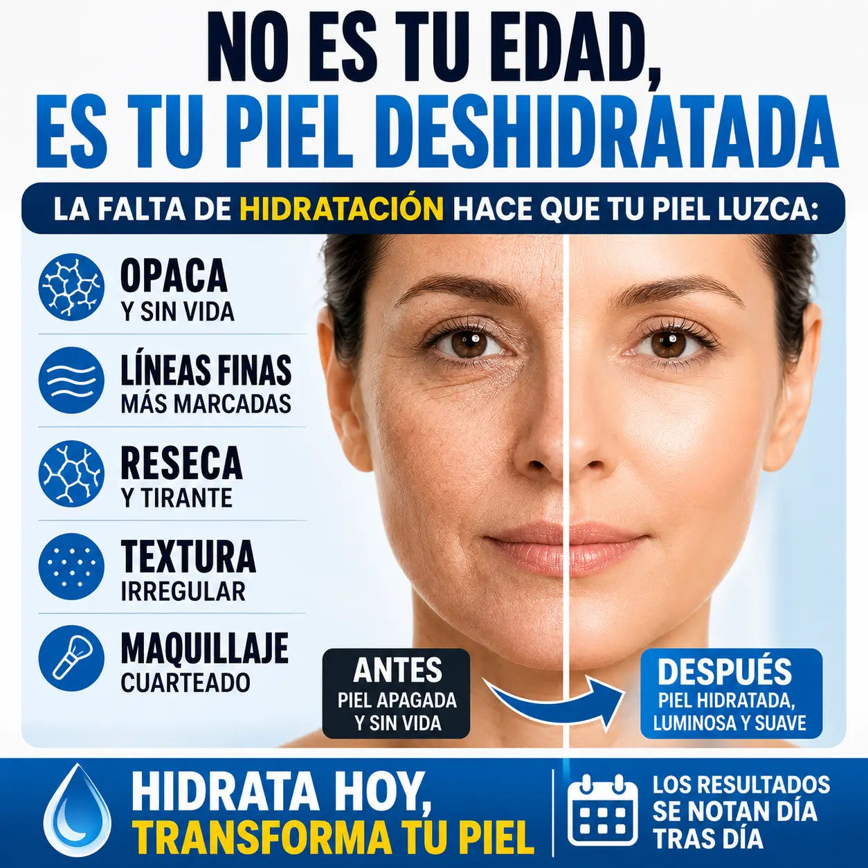NIDA® Crema Hidratante Reafirmante con Colágeno