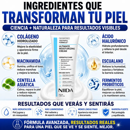 NIDA® Crema Hidratante Reafirmante con Colágeno