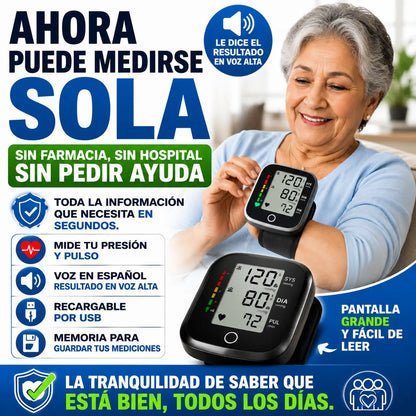 Monitor Digital de Presión Arterial de Muñeca