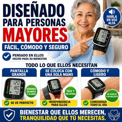 Monitor Digital de Presión Arterial de Muñeca