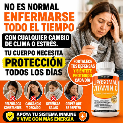 Toplux Nutrition® Liposomal Vitamin C 90 Cápsulas