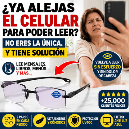 Lentes de Lectura Bifocales TR90 Anti Luz Azul