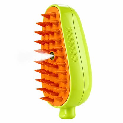 Cepillo Pulverizador 3 en 1 para Mascotas