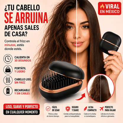LisseGo™  Mini Cepillo Alisador Recargable