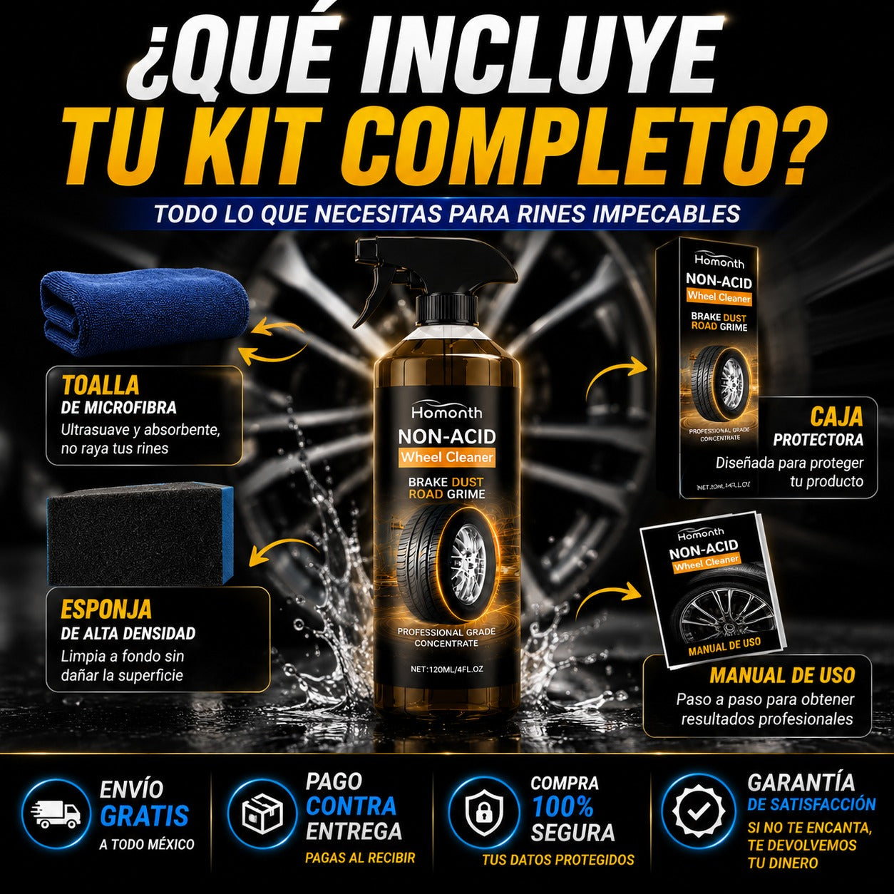 Brillo Extremo™ | Limpiador Profesional de Rines