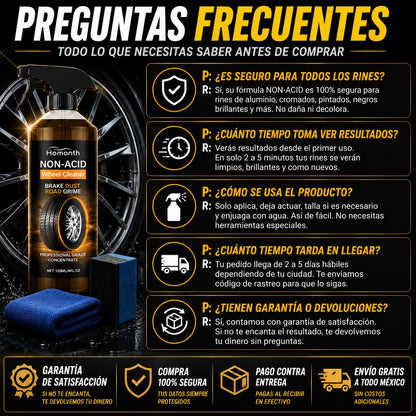Brillo Extremo™ | Limpiador Profesional de Rines