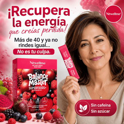 Newellme® Polvo de Superalimentos Mezcla de Bayas 14 Sobres