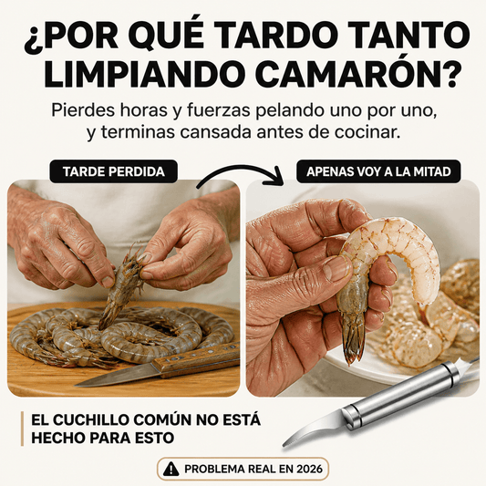Cuchillo pelador de Limpieza de Mariscos