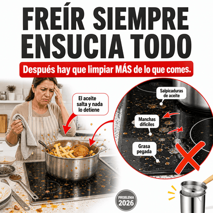 Olla con Colador Acero Inoxidable Antiadherente