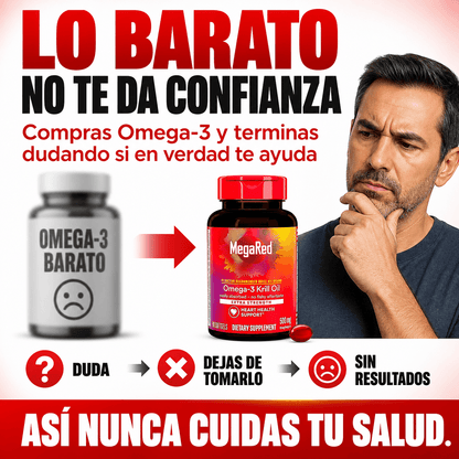 MegaRed® Aceite de Krill Extra Fuerte 90 Cápsulas