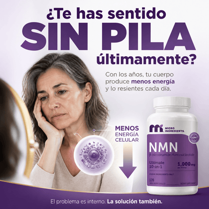 Suplemento NMN Energía y Antienvejecimiento