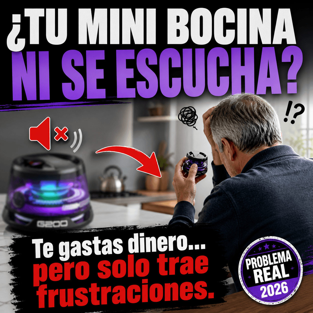 Mini Bocina Bluetooth LED Magnética