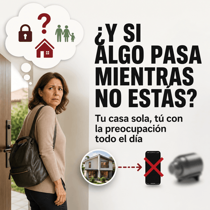 Mini Cámara de Vigilancia WiFi HD 1080P con Visión Nocturna