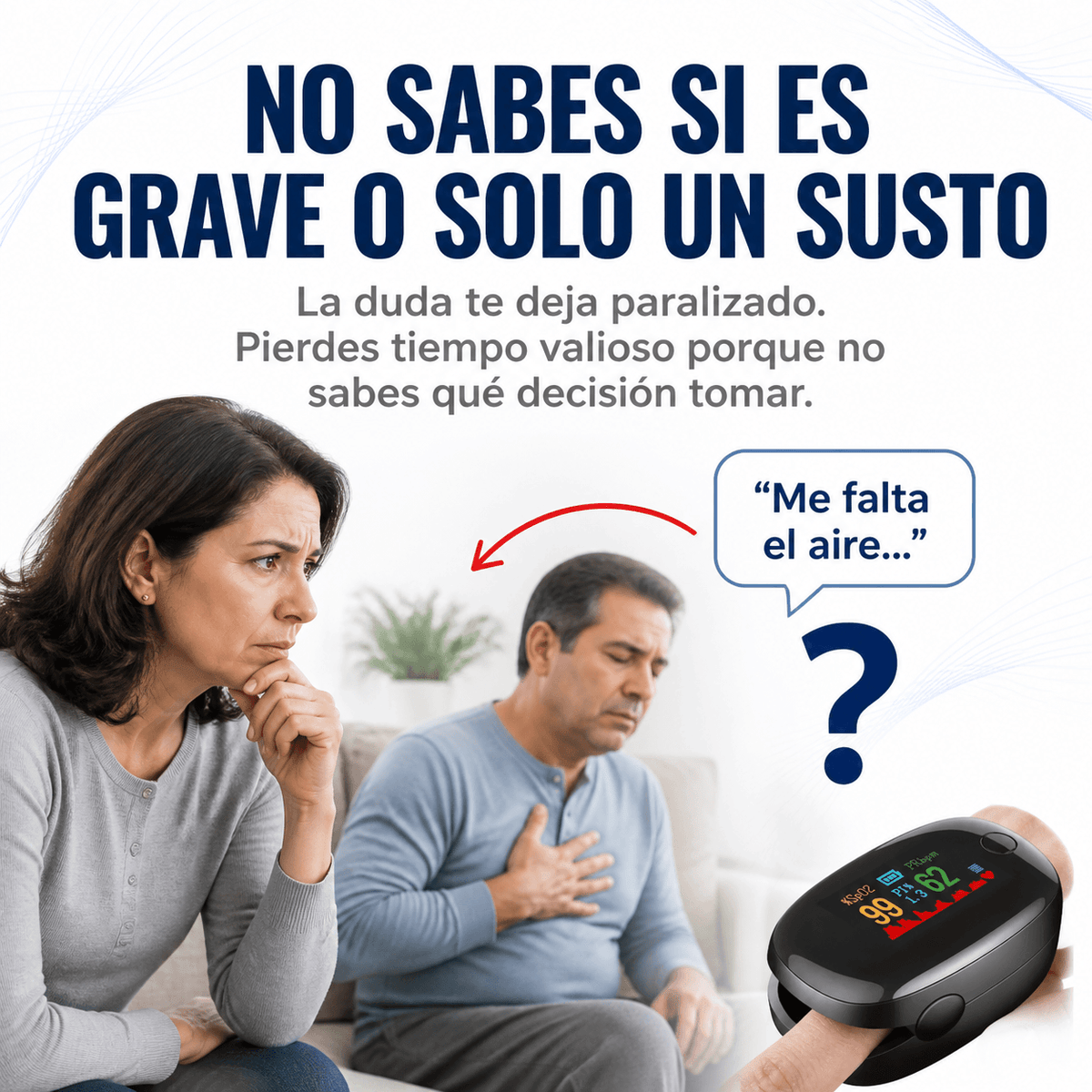Oxímetro de Dedo con Pantalla OLED SmartHealth®