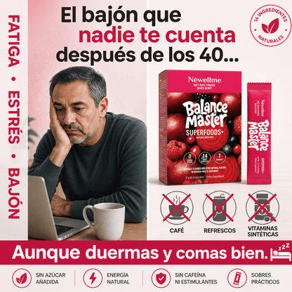 Newellme® Polvo de Superalimentos Mezcla de Bayas 14 Sobres