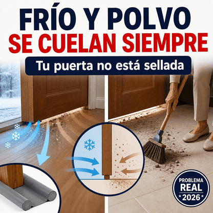 Burlete Doble Aislante para Puertas