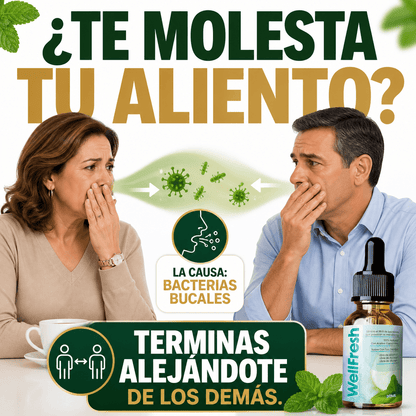 Solución Oral WellFresh® 30ml Antibacteriana