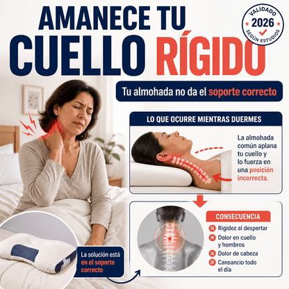 Almohada Ortopédica de Espuma Viscoelástica