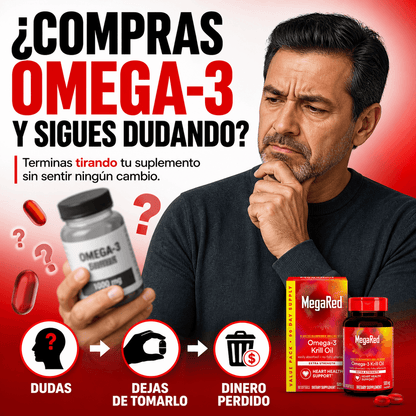 MegaRed® Aceite de Krill Extra Fuerte 90 Cápsulas