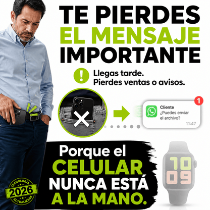 WatchTech® Reloj Inteligente Bluetooth Notificaciones