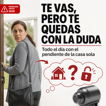 Mini Cámara de Vigilancia WiFi HD 1080P con Visión Nocturna