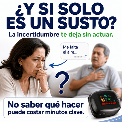 Oxímetro de Dedo con Pantalla OLED SmartHealth®