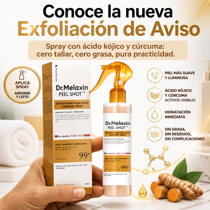 Dr.Melaxin® Spray Exfoliante Turmeric 200ml