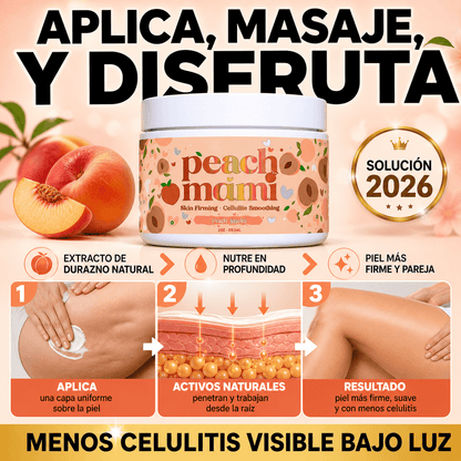 Peach Natural® Crema Reafirmante Anticelulitis 59 ml