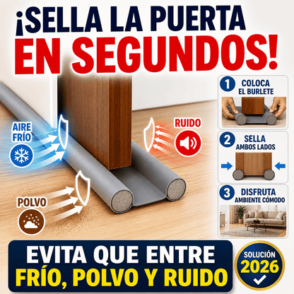 Burlete Doble Aislante para Puertas