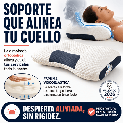 Almohada Ortopédica de Espuma Viscoelástica