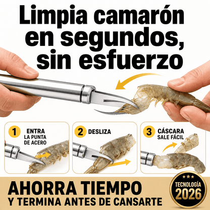 Cuchillo pelador de Limpieza de Mariscos