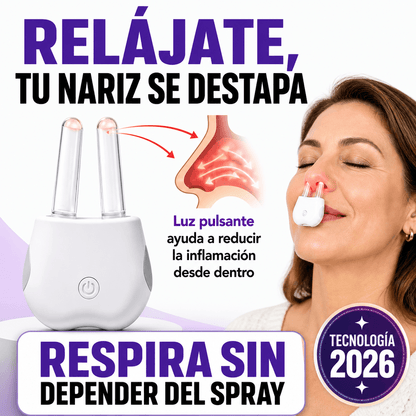 Descongestionador Nasal™ Alivio Rápido Fototerapia