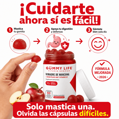 Gomitas de Vinagre de Manzana 60 Unidades