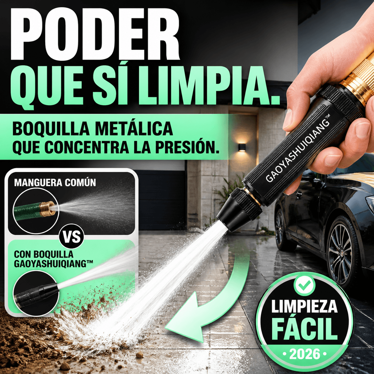 Boquilla Rociadora GAOYASHUIQIANG™ de Alcance Extendido