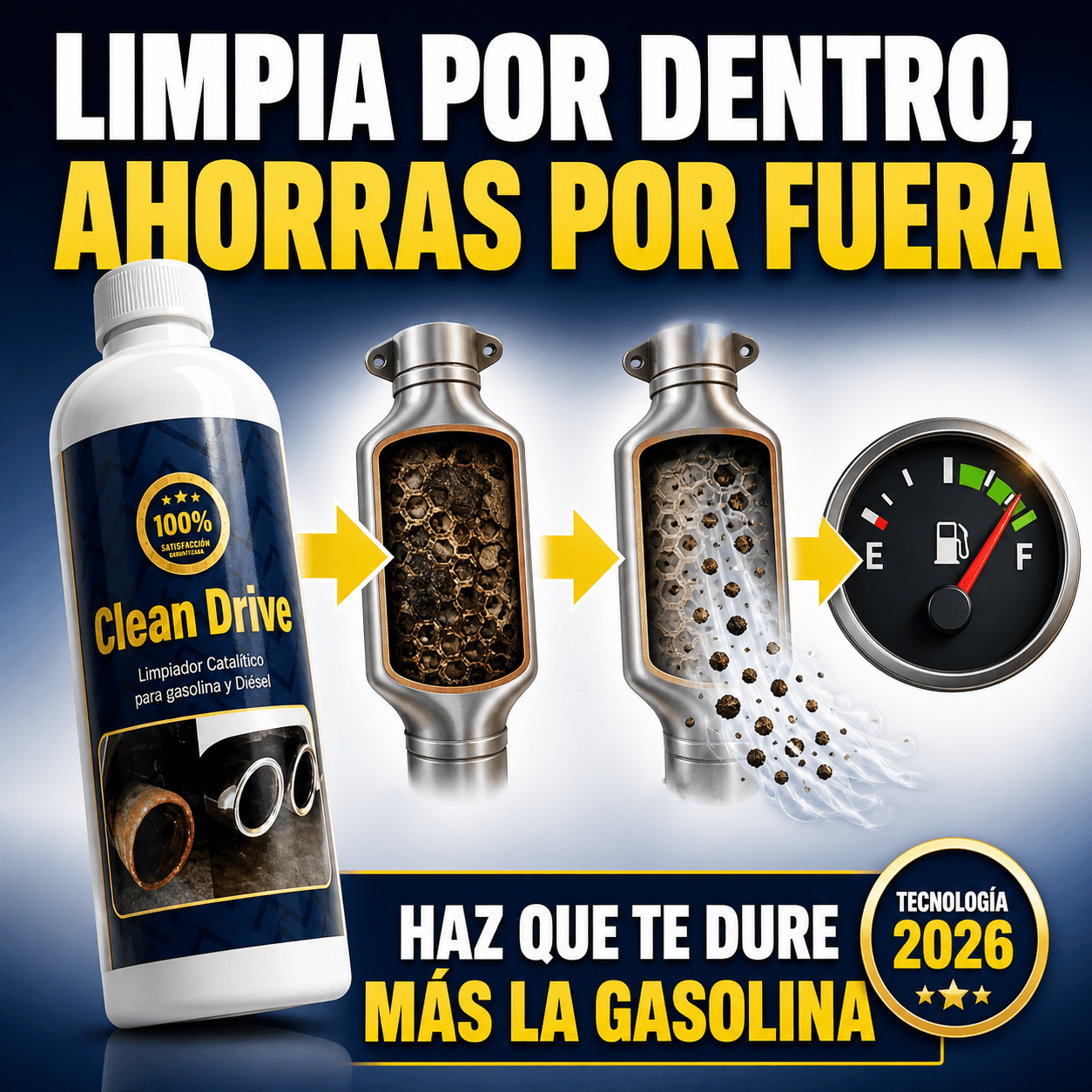 Líquido Limpiador Catalítico para Gasolina y Diésel