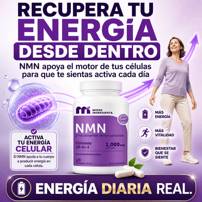 Suplemento NMN Energía y Antienvejecimiento