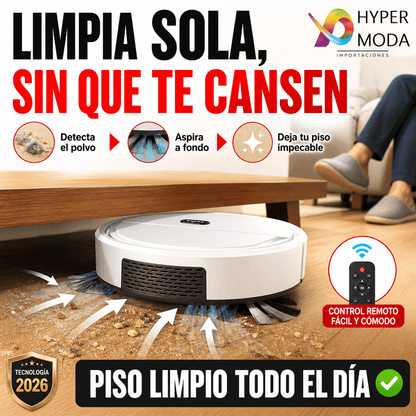 Aspiradora Robot Inteligente Control Remoto