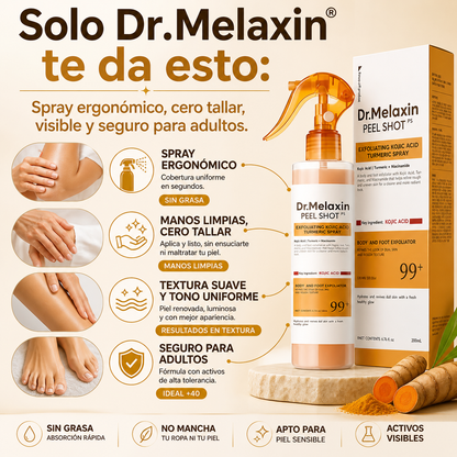 Dr.Melaxin® Spray Exfoliante Turmeric 200ml