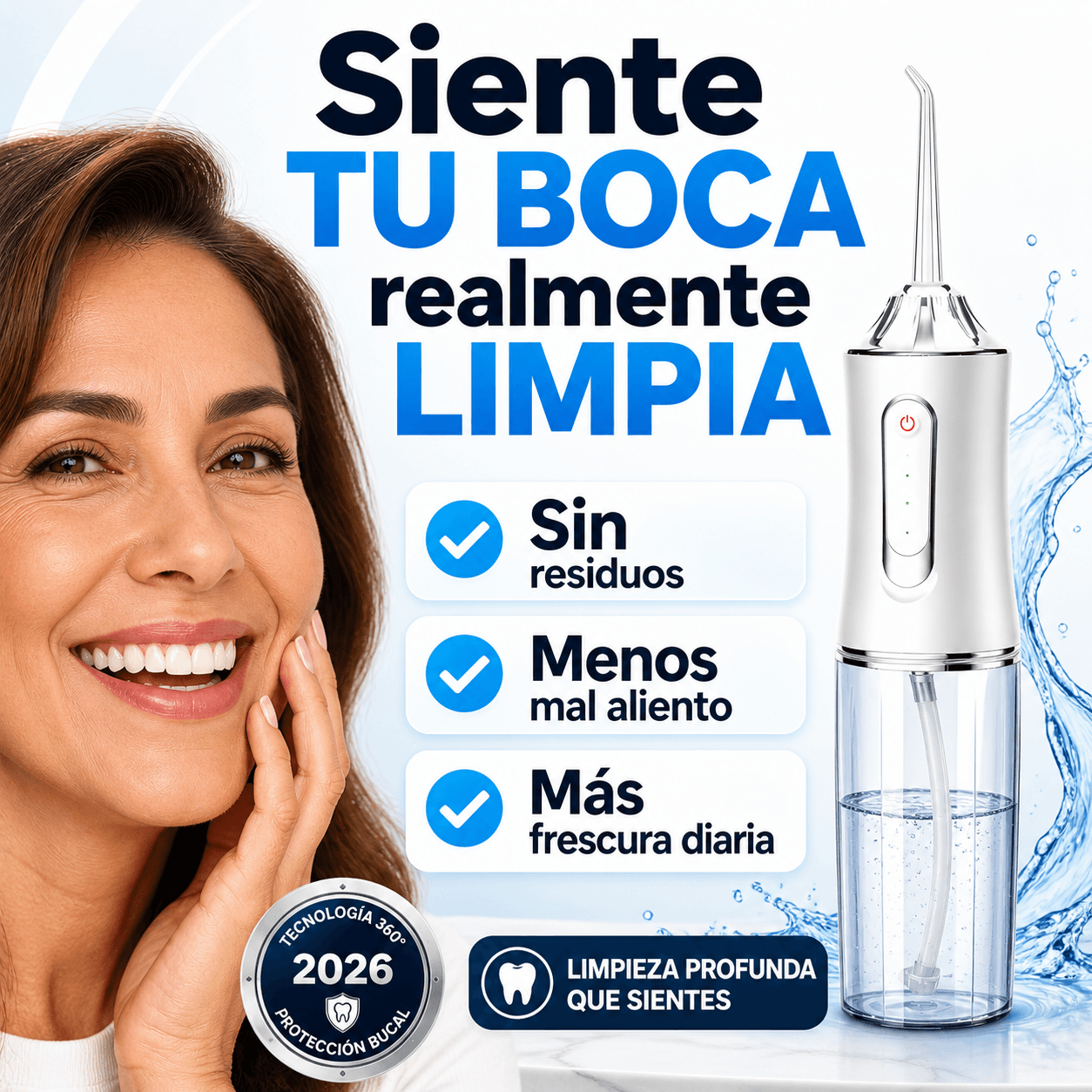 Limpiador Dental Inalámbrico