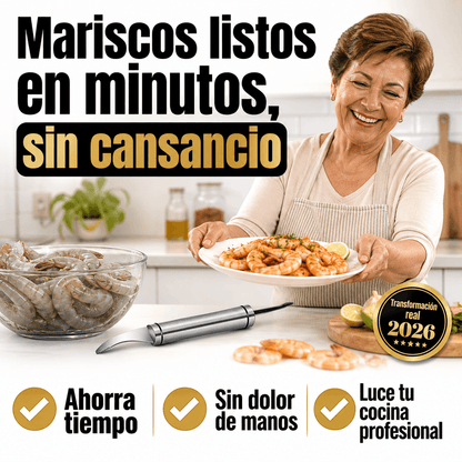 Cuchillo pelador de Limpieza de Mariscos