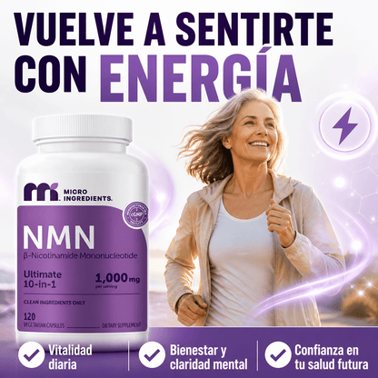 Suplemento NMN Energía y Antienvejecimiento