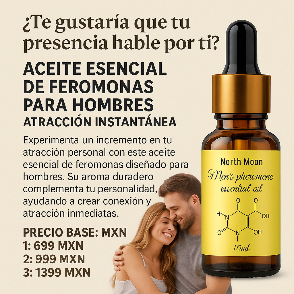 Aceite Esencial de Feromonas para Hombres Atracción Instantánea