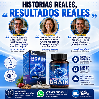 Leafy Story® Suplemento Cerebral 60 Cápsulas