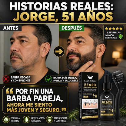 Sérum Para Crecimiento de Barba con Biotina y Romero