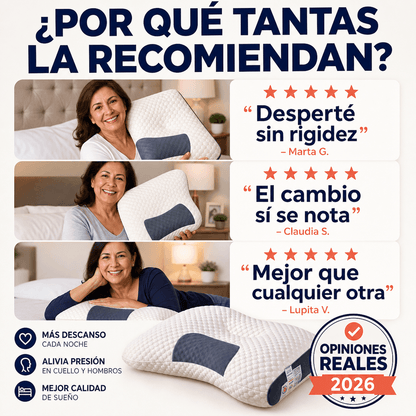 Almohada Ortopédica de Espuma Viscoelástica