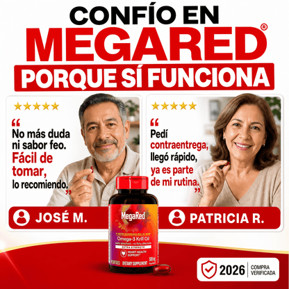 MegaRed® Aceite de Krill Extra Fuerte 90 Cápsulas