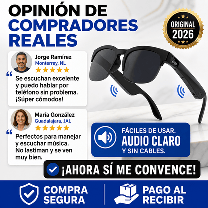 Smart Glasses® con Conectividad Bluetooth y Audio