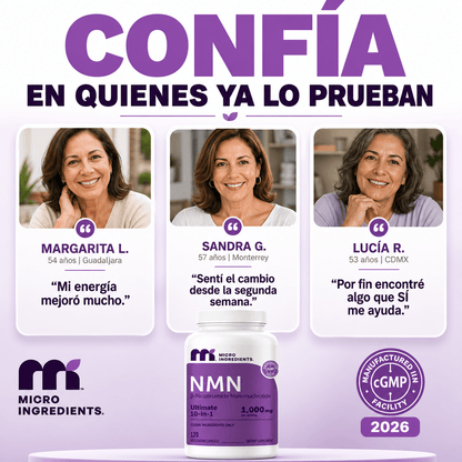 Suplemento NMN Energía y Antienvejecimiento