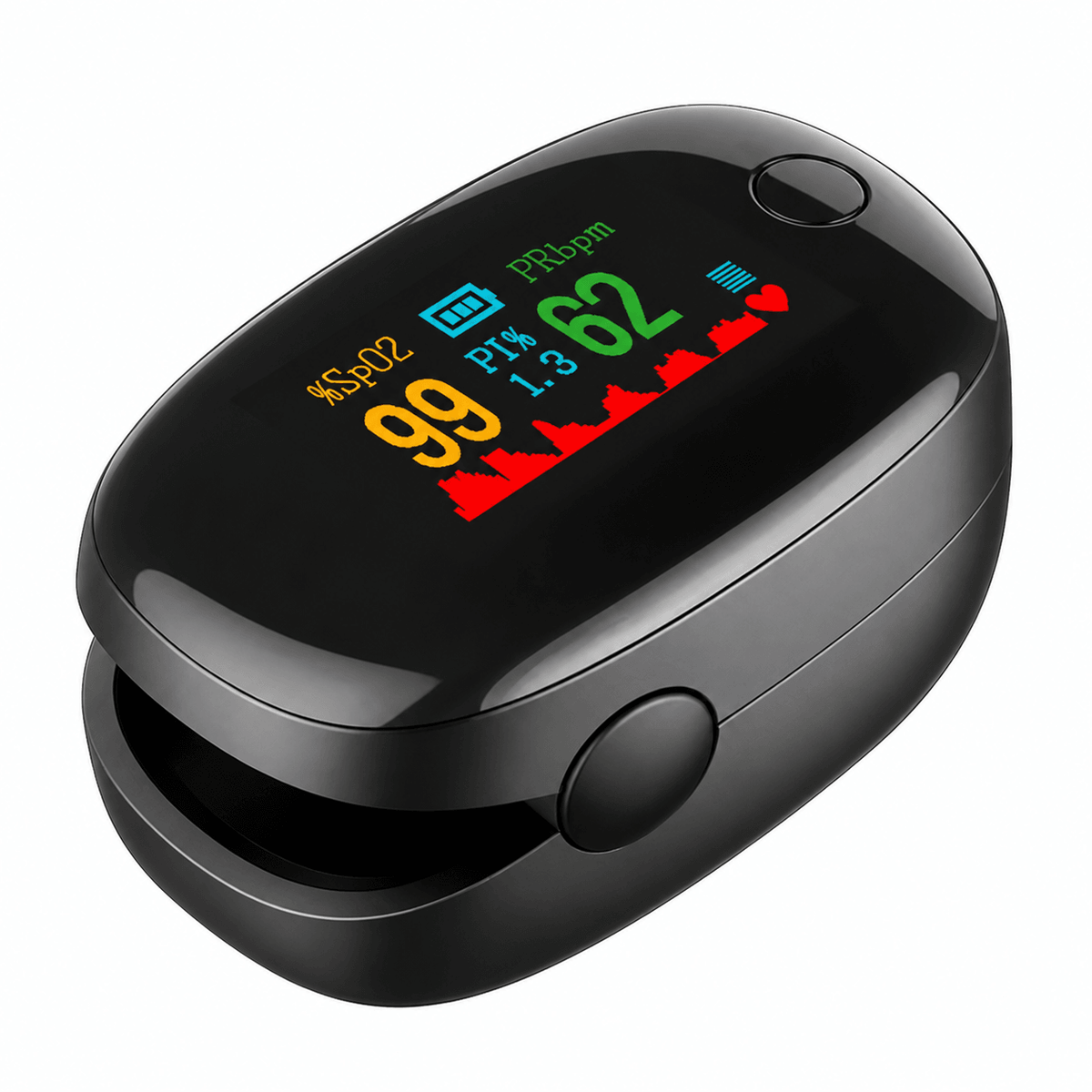 Oxímetro de Dedo con Pantalla OLED SmartHealth®